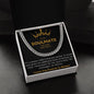 To My Soulmate | For Him | Cuban Link Chain