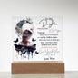 To My Daughter - Square Acrylic Plaque