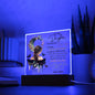 To My Daughter - Square Acrylic Plaque