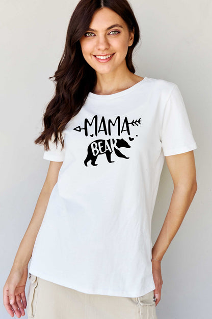 Simply Love Full Size MAMA BEAR Graphic Cotton T-Shirt