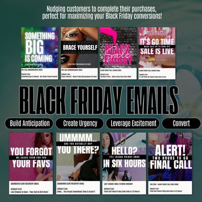 Black Friday Email Templates