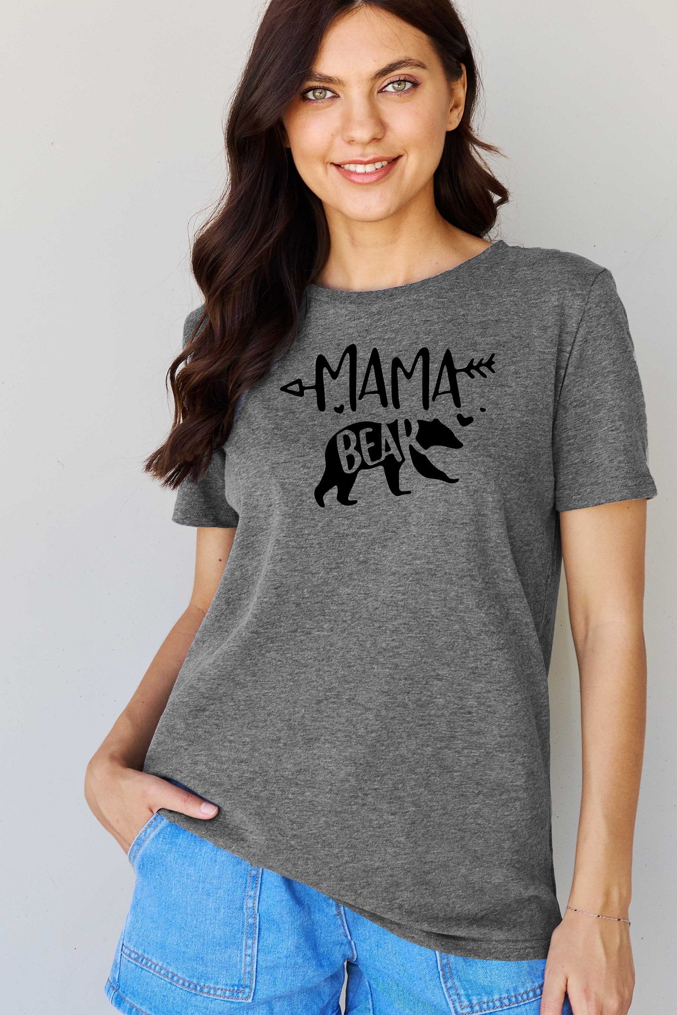 Simply Love Full Size MAMA BEAR Graphic Cotton T-Shirt