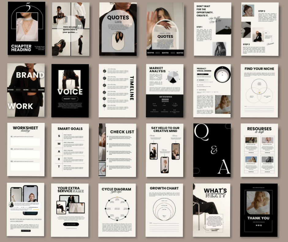 60 Page Luna Design eBook & Workbook | MRR | Master Resell Rights