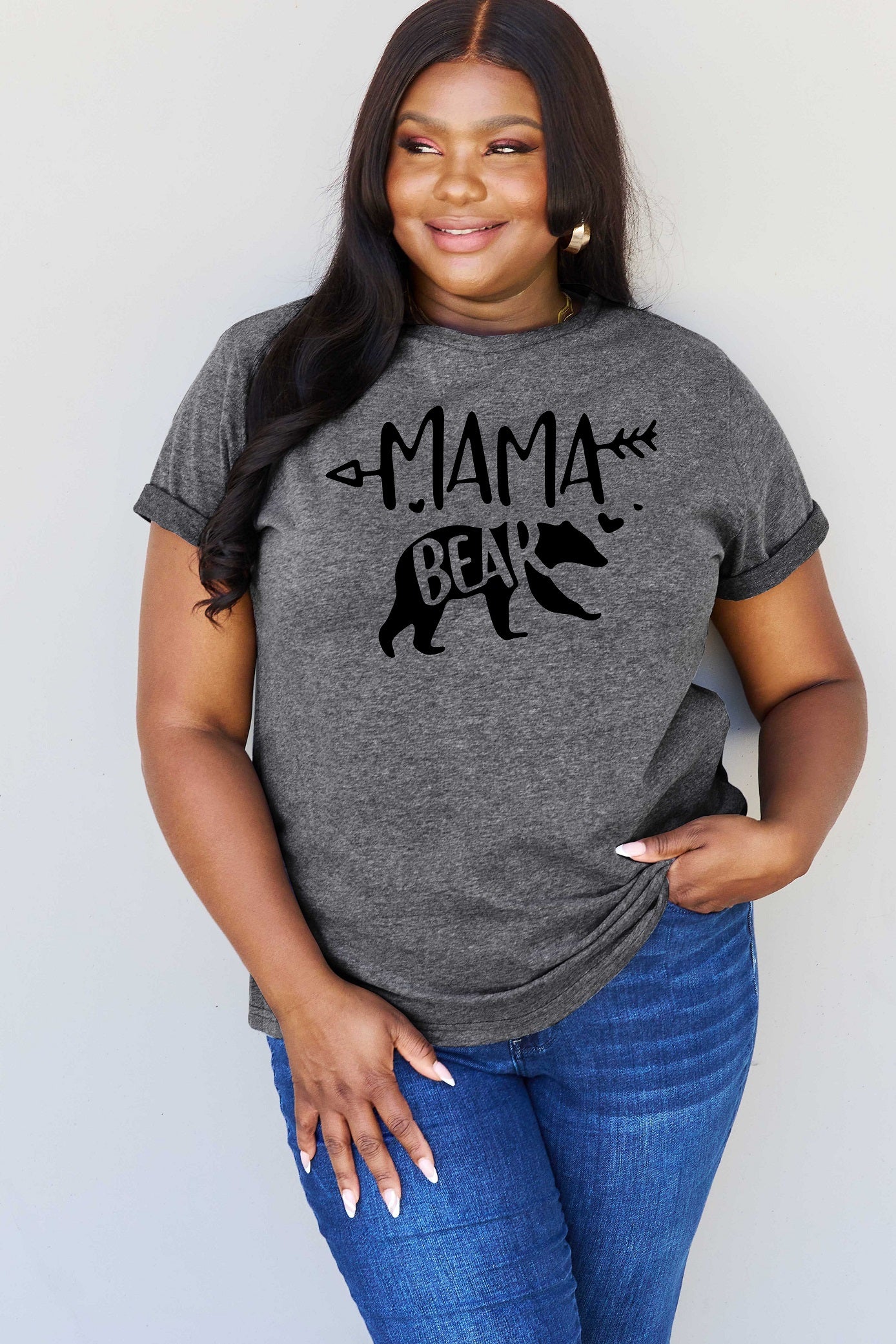 Simply Love Full Size MAMA BEAR Graphic Cotton T-Shirt