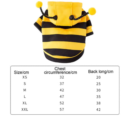 BuzzPaws Cozy Cat Bee Costume