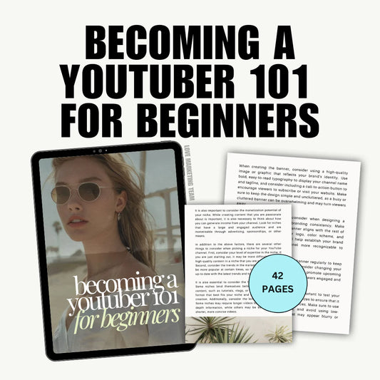 Becoming A Youtuber 101 For Beginners | MRR | Master Resell Rights