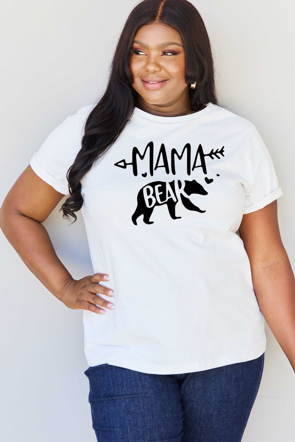 Simply Love Full Size MAMA BEAR Graphic Cotton T-Shirt