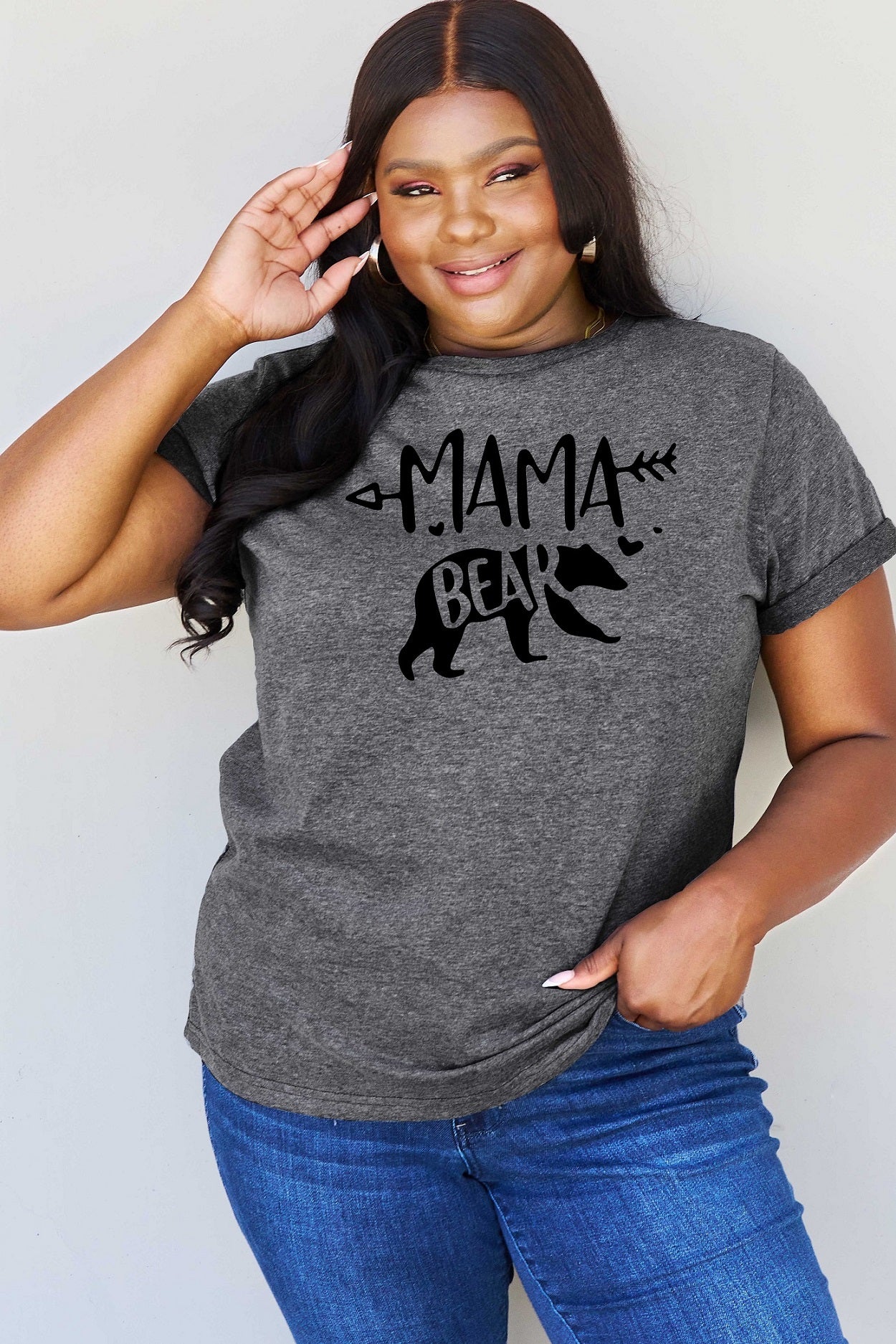 Simply Love Full Size MAMA BEAR Graphic Cotton T-Shirt