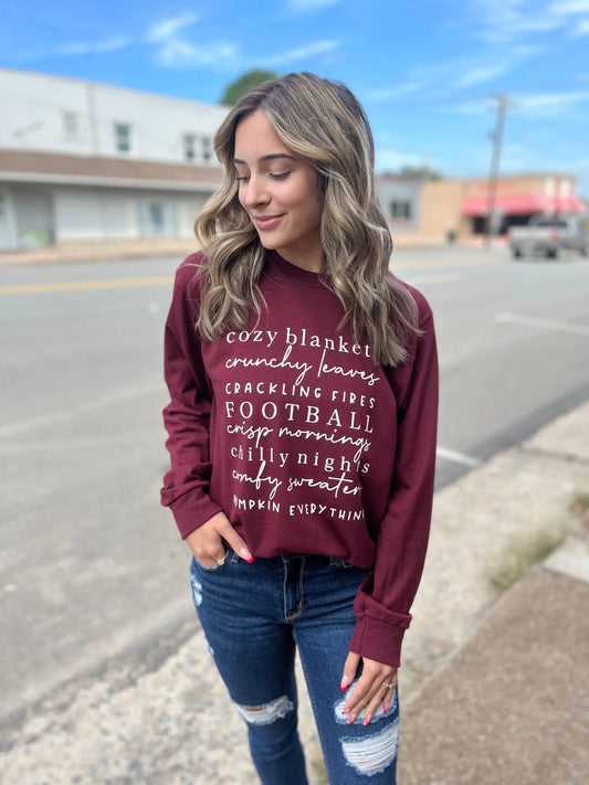 Fall Vibes Long Sleeve Tee