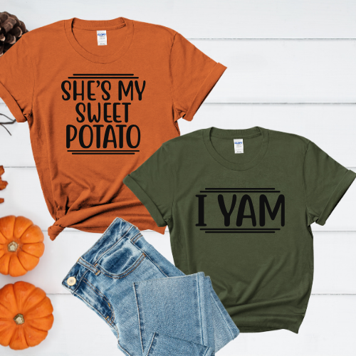 She's My Sweet Potato | I Yam - Matching T-Shirts