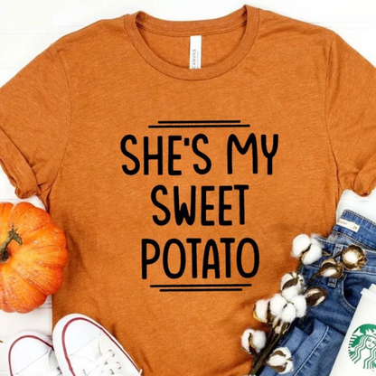 She's My Sweet Potato | I Yam - Matching T-Shirts